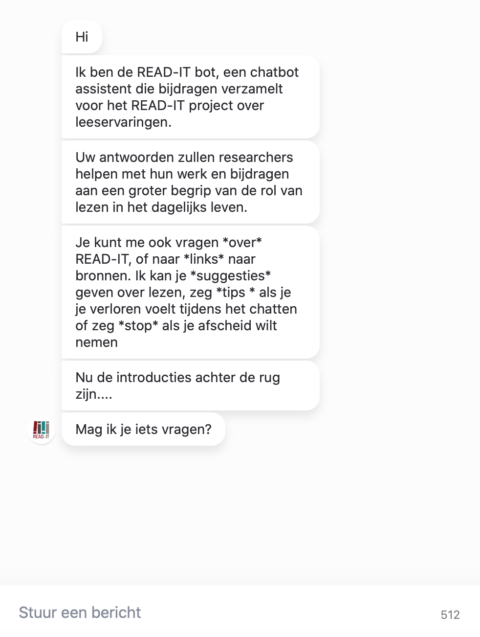 READ-IT Dutch chatbot launched (10.03.2021)